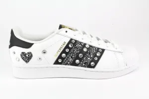 Adidas Superstar Strass Cuore Glitter