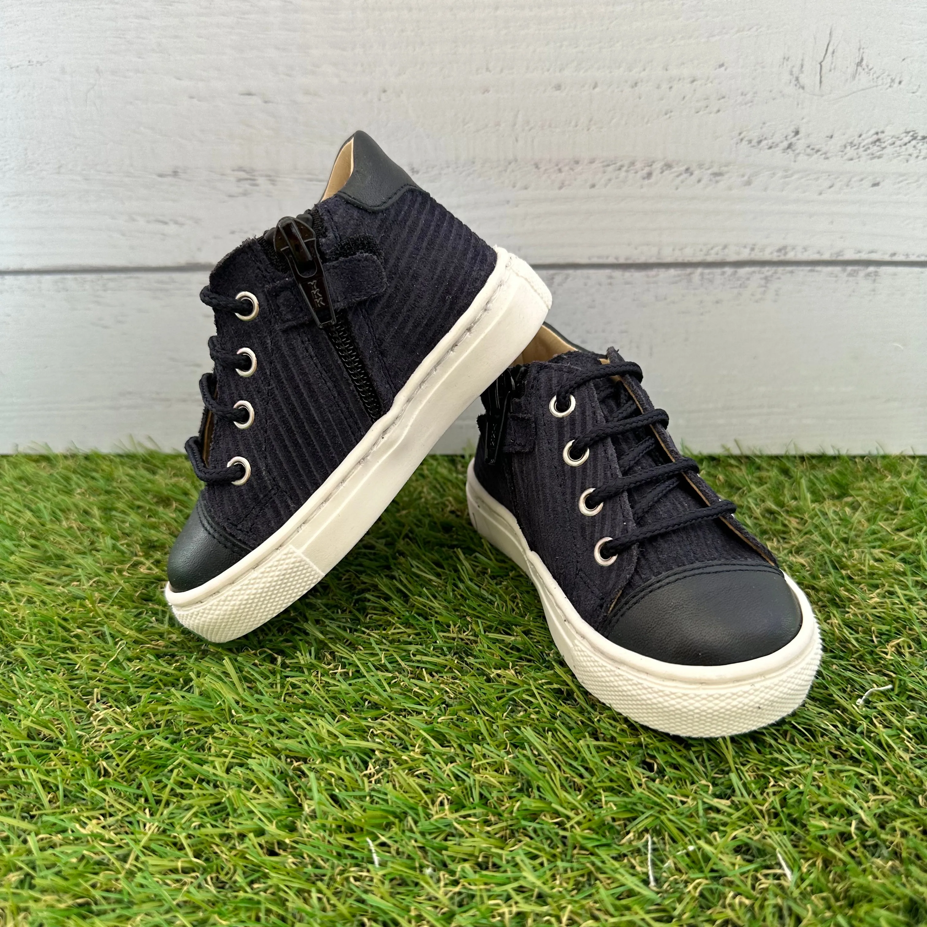 ANDANINES Sneakers allacciate con zip laterale