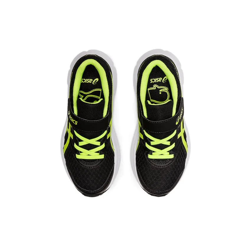 ASICS SNEAKERS JOLT 3 PS 1014A198 010 NERO-VERDE LIME