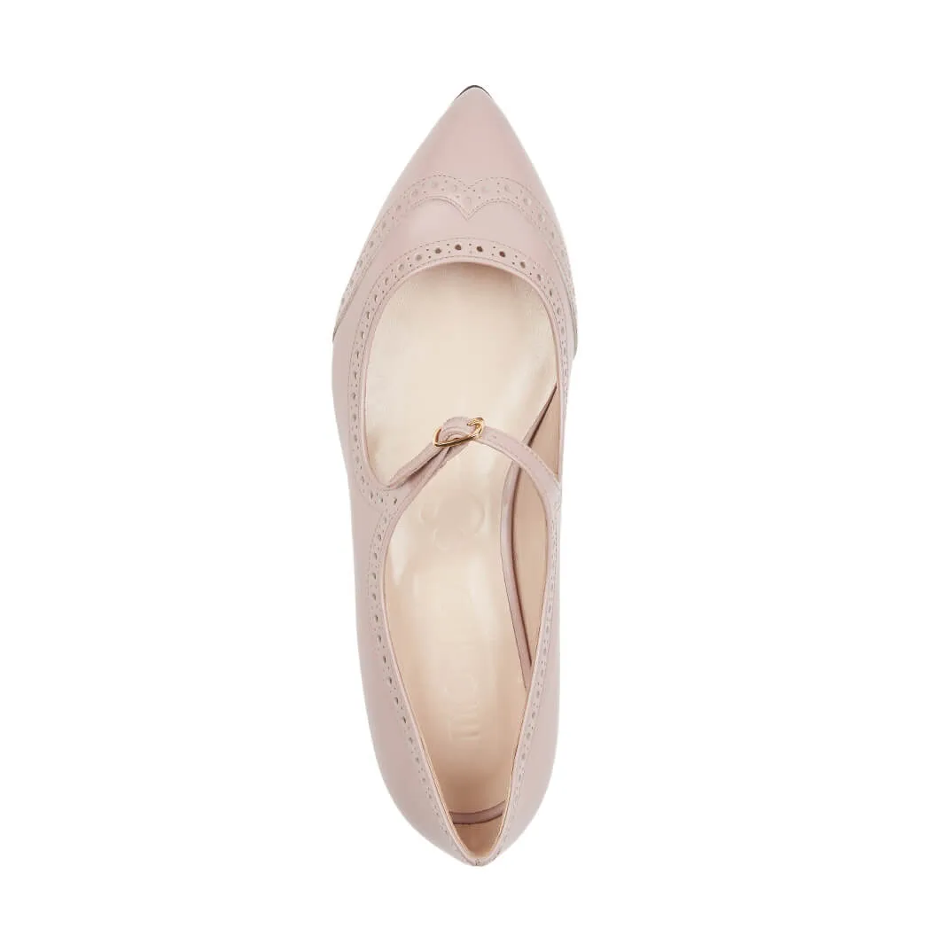 Ballerine in Pelle Cipria