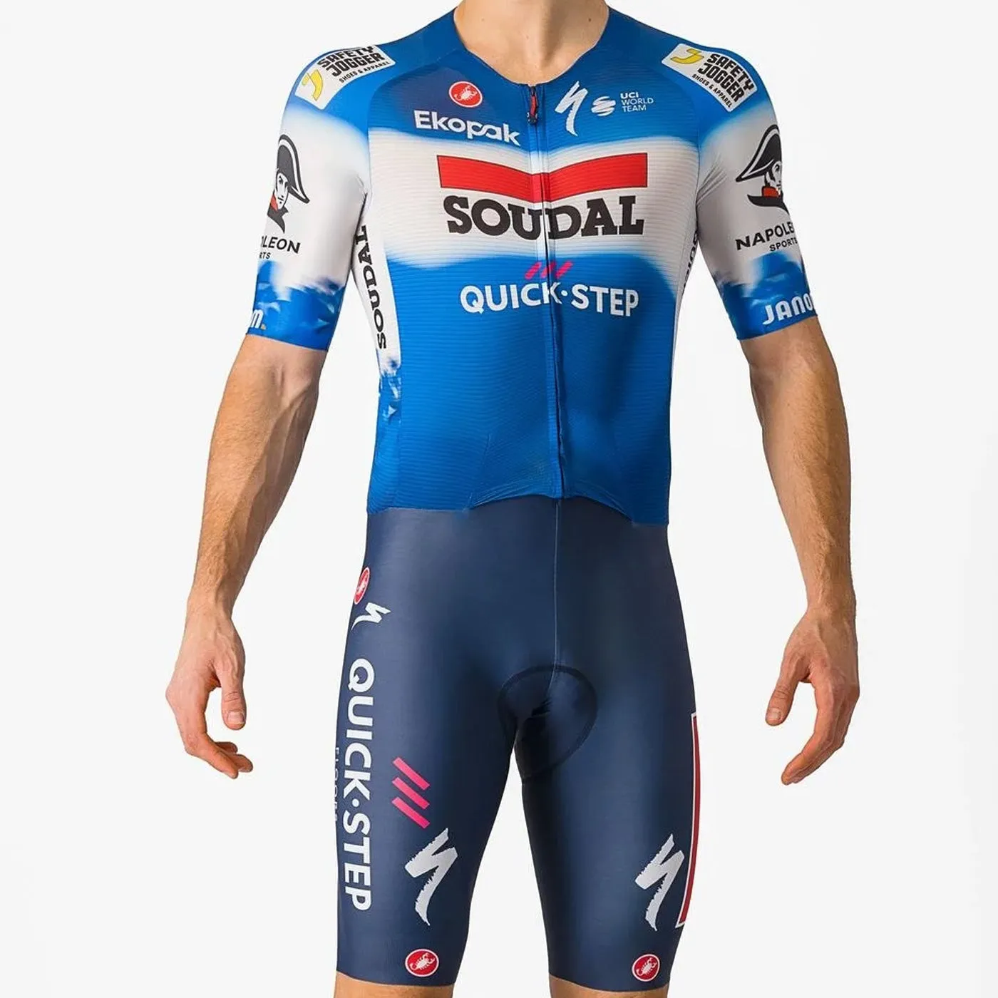 Body Castelli Soudal Quick-Step 2024 Sanremo BTW Speed Suit