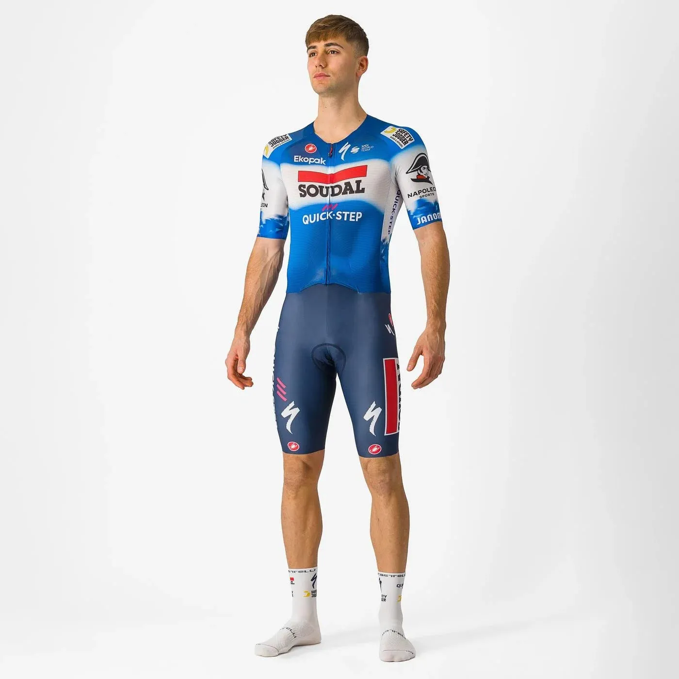 Body Castelli Soudal Quick-Step 2024 Sanremo BTW Speed Suit