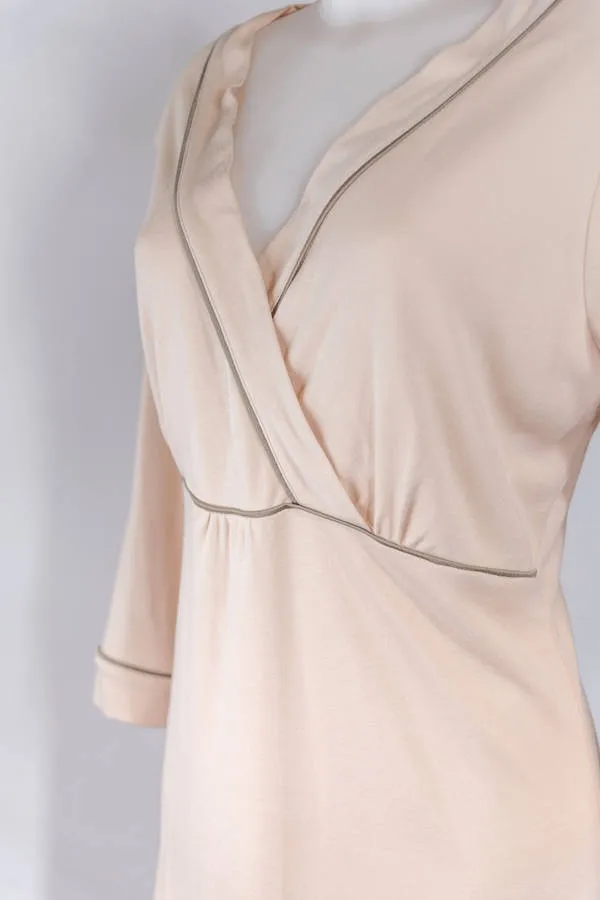 Camicia notte Premaman & Allattamento - Nude Pink 47