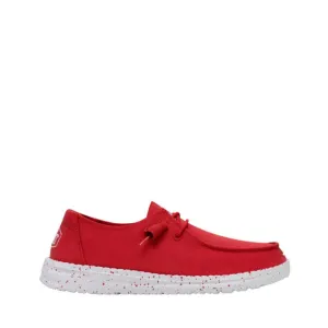 DUDE MOCASSINO WENDY SLUB CANVAS W 40063/610 ROSSO