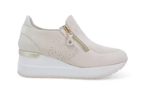 Melluso Donna Scarpe Slip-on con una Zip tomaia Pelle