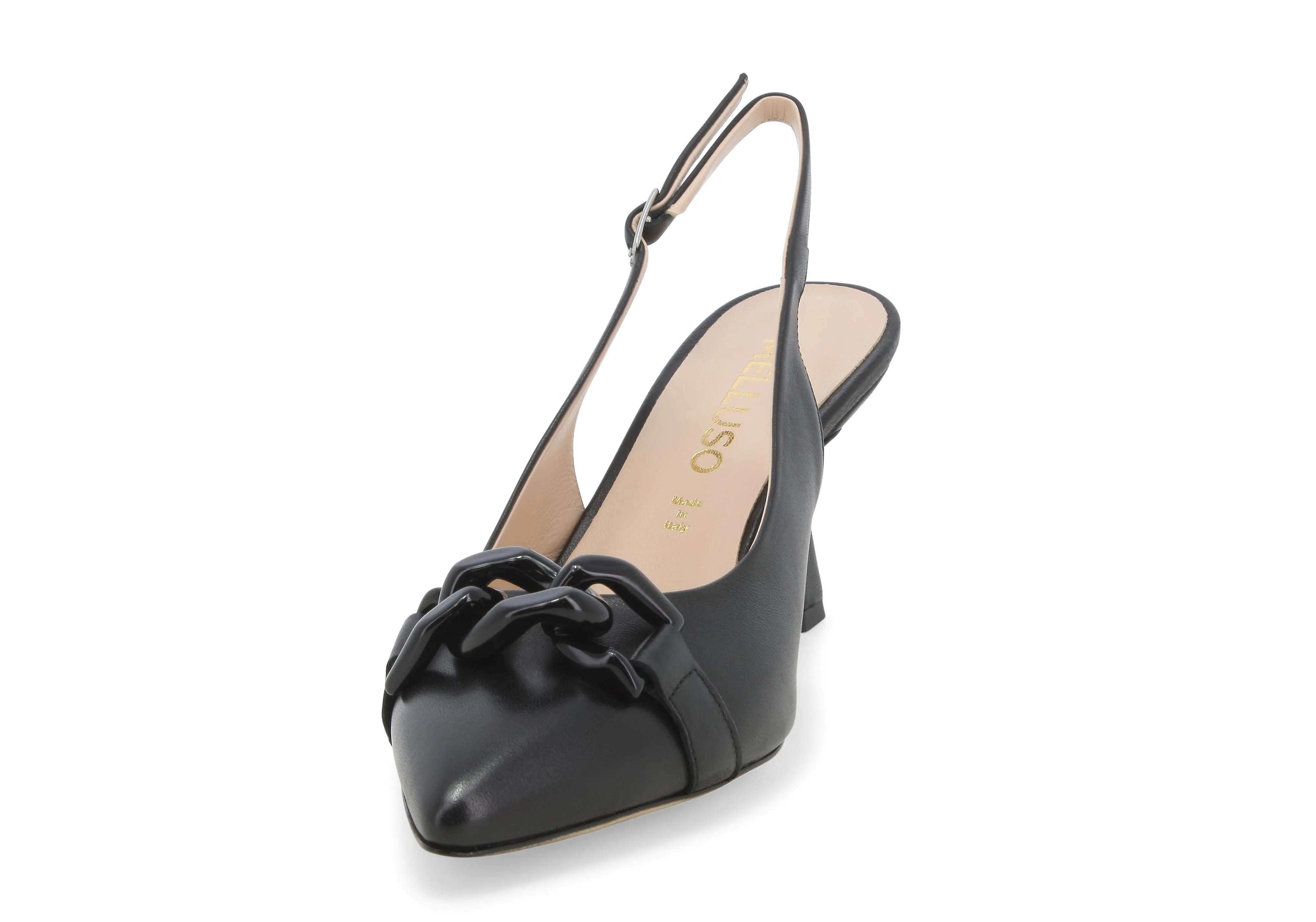 Melluso Slingback Tacco Alto Elegante in Pelle liscia