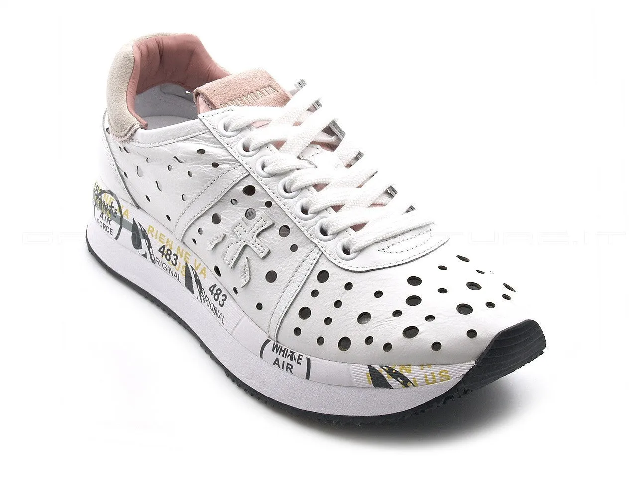 Premiata Conny pelle microforata