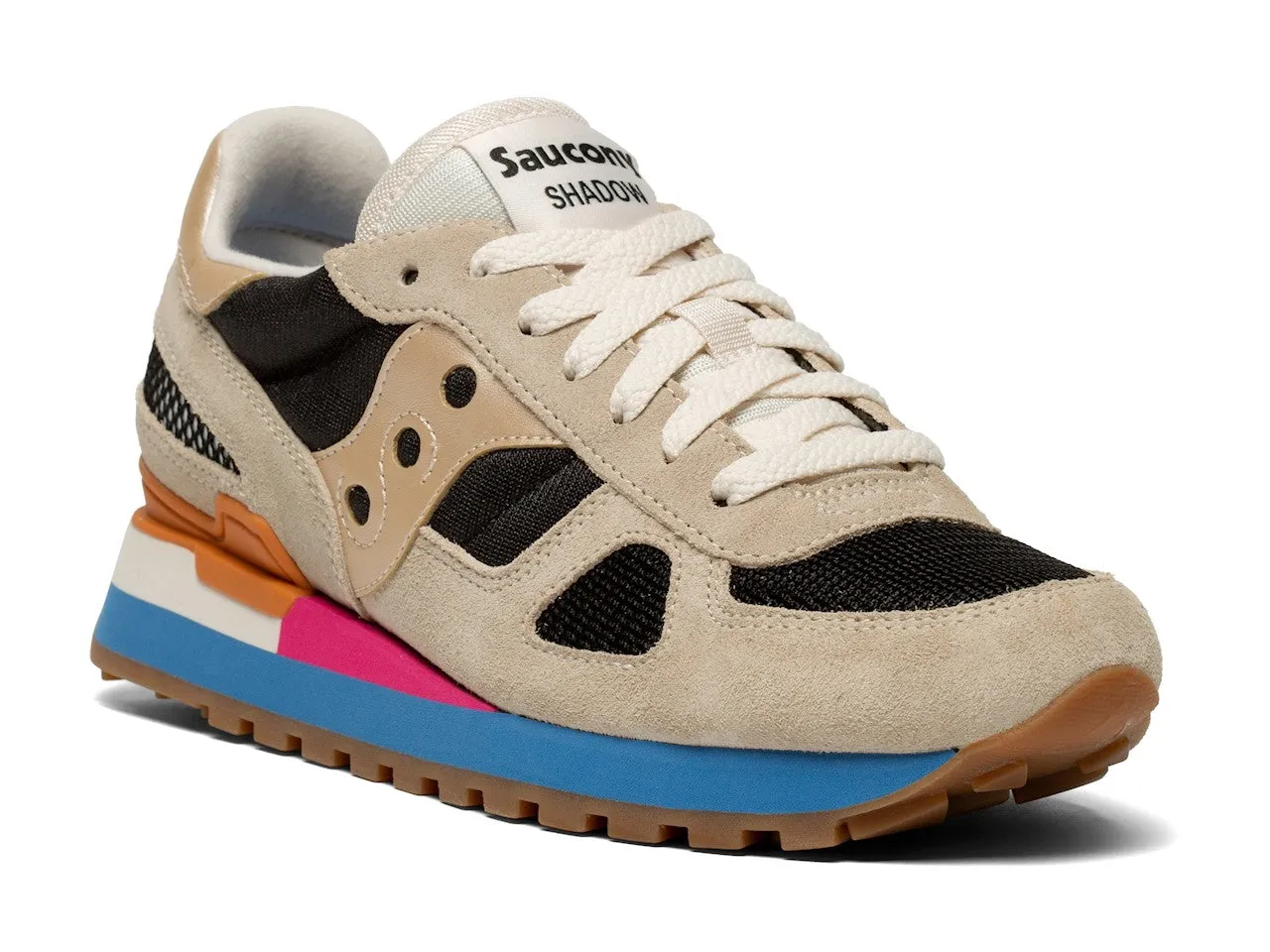 Saucony Shadow donna beige nera