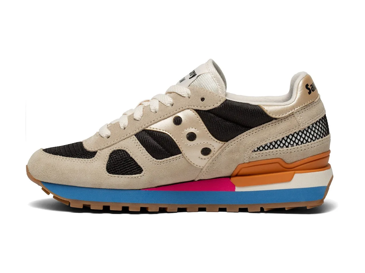 Saucony Shadow donna beige nera