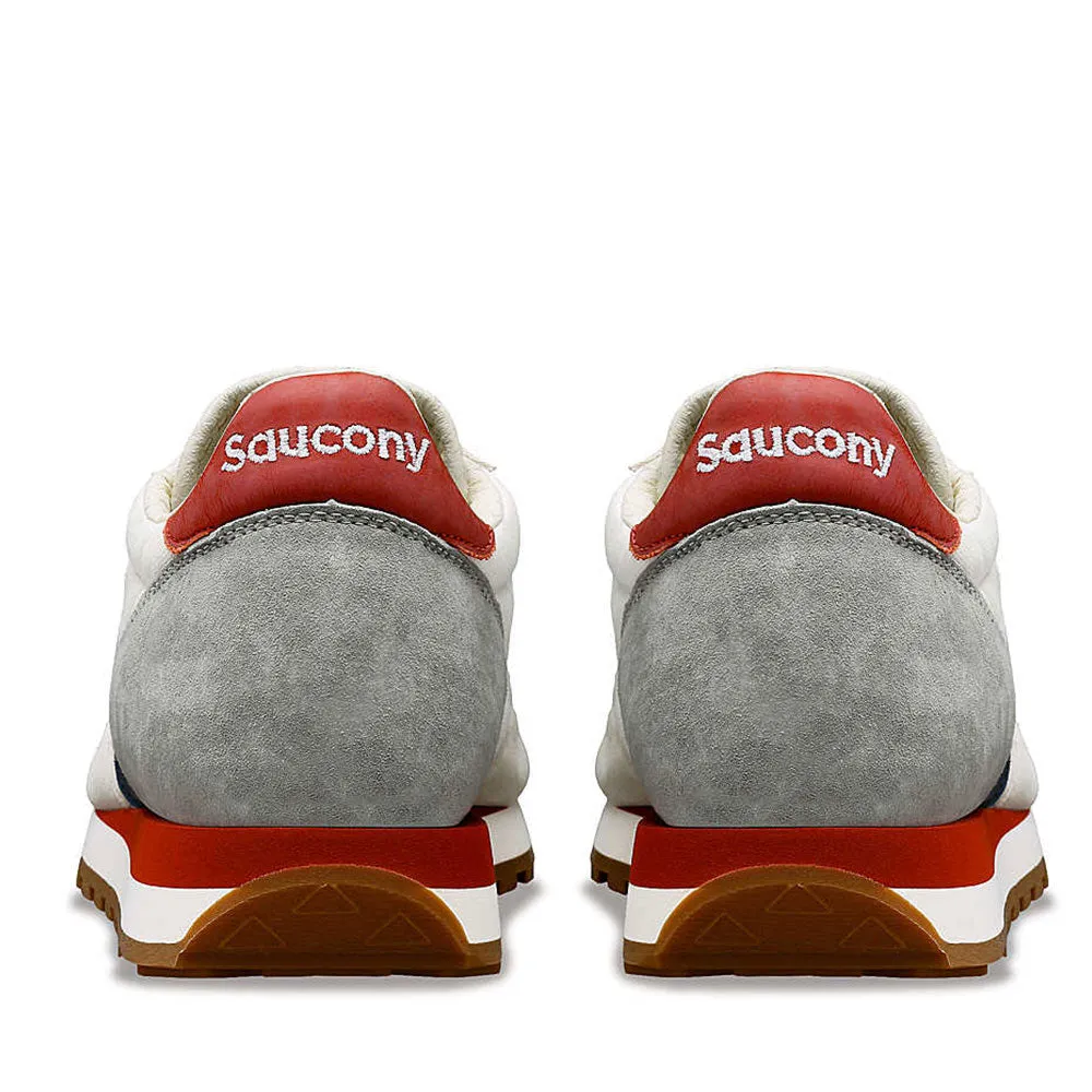 Scarpe Uomo Saucony Sneakers Jazz Original Stonewash White - Navy